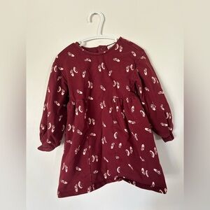 Miles The Label Burgundy Ballerina Slipper Dress 3Y